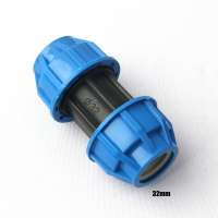 2pcs/lot 32mm PE Elbow Tee Connector Agricultural Irrigation System Fittings Garden Water Pipe Connectors Hard Tube Quick Joint