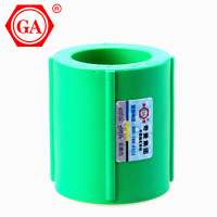 GA BRAND PPR FITTING CHINESE FETURED FACTORY PPR GREEN SOCKET PPR COUPLING